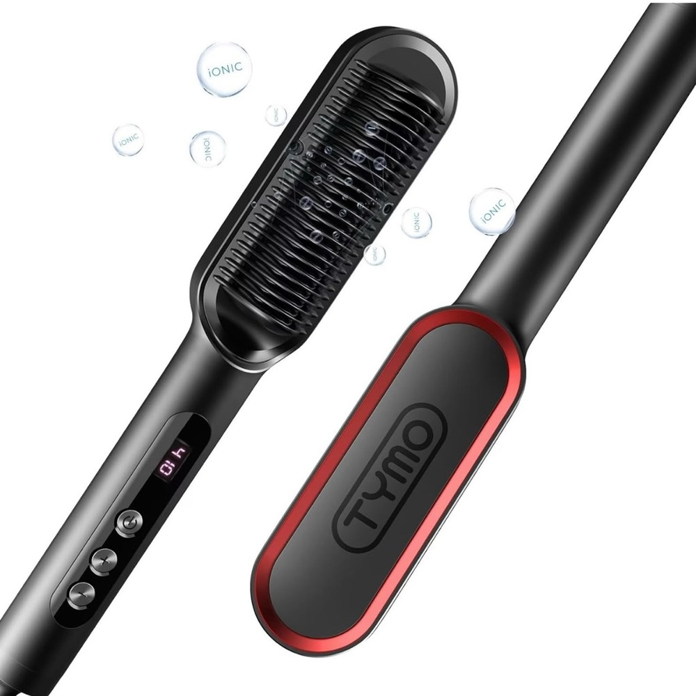 TYMO Ring Plus lonic Hair Straightener Brush